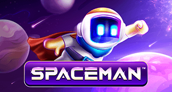 Excited spaceman playing Crashbetwin Casino games