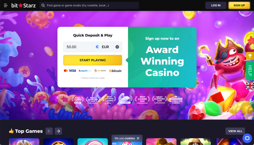 Bitstarz Casino on Desktop